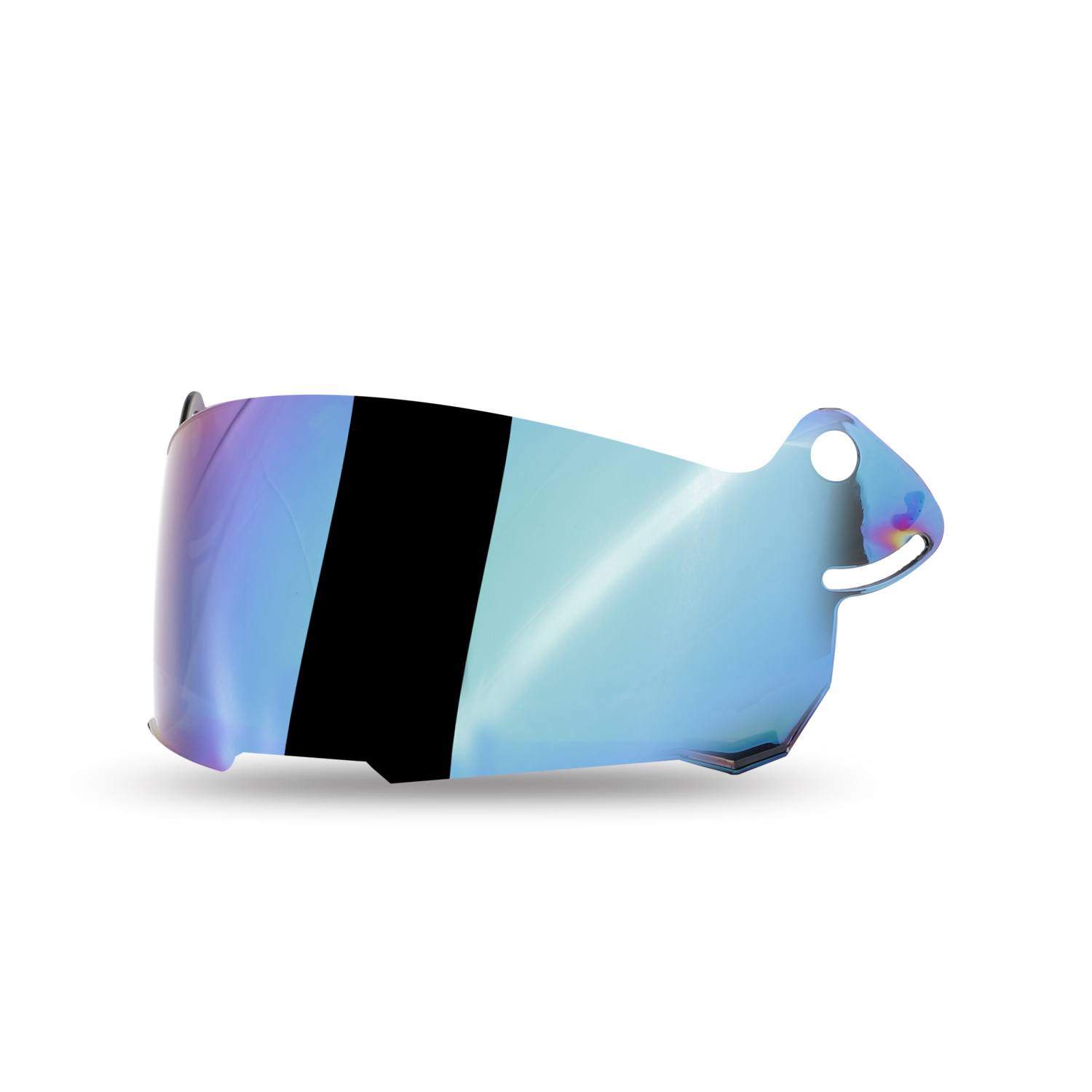 Steelbird SB-51 Helmet Visor Compatible for All SB-51 Model Helmets (Chrome Rainbow Visor)